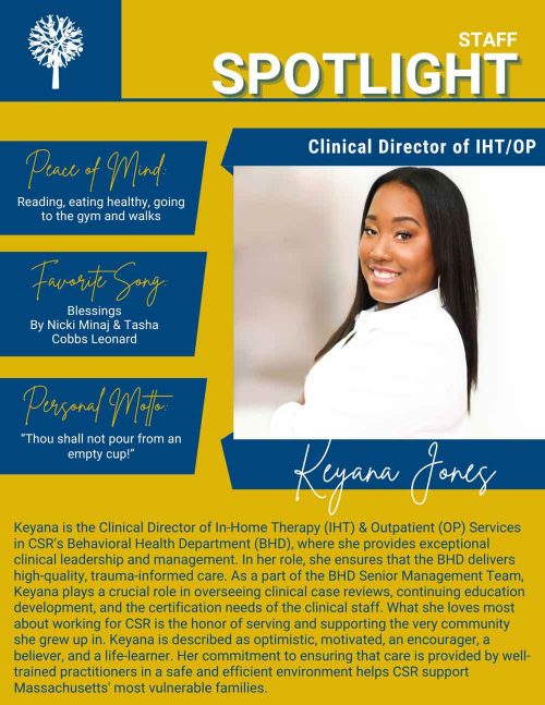 Staff Spotlight on Keyana Jones