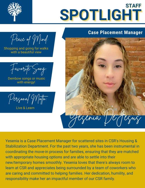 Staff Spotlight on Yesenia DeJesus